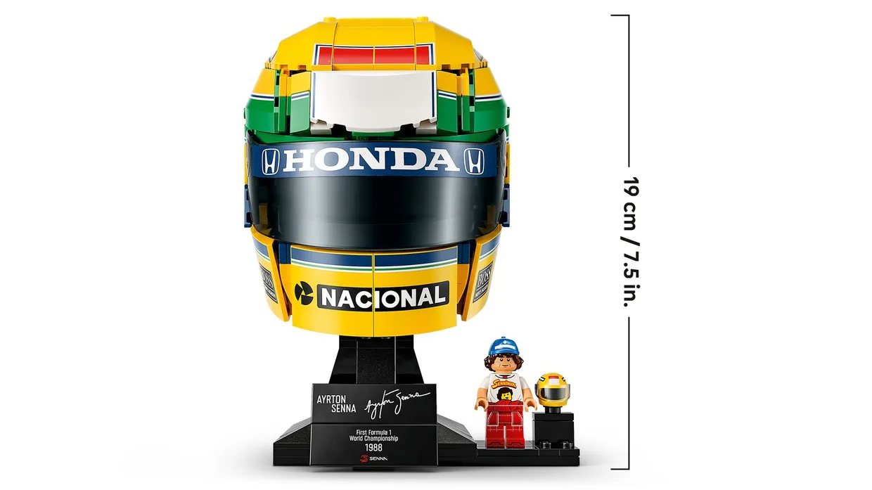 Конструктор LEGO Editions Formula 1 Шлем Айртона Сенны (43024) — фото 3