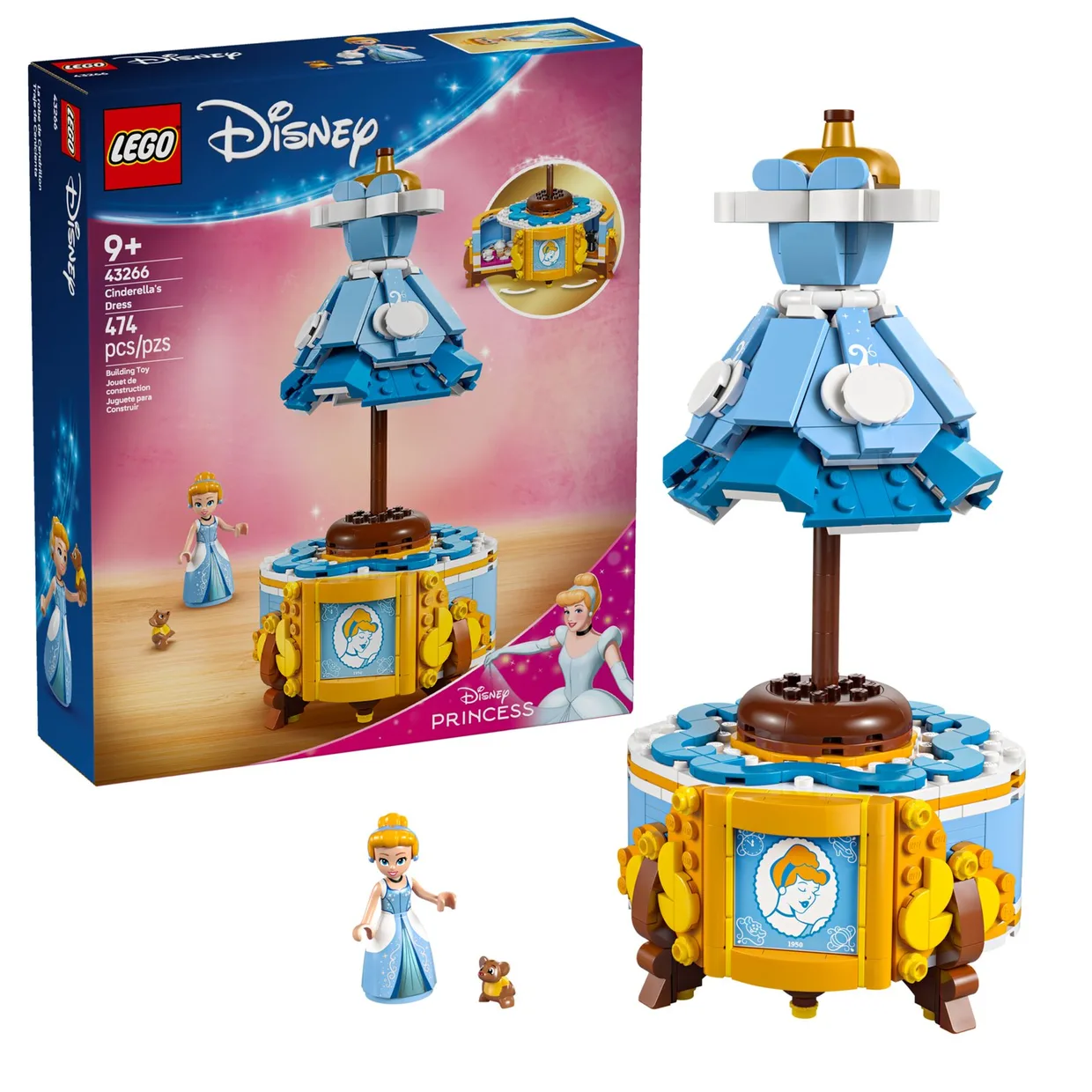 Конструктор LEGO Disney Princess Платье Золушки (43266) — фото 10