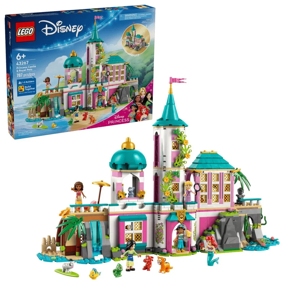 Конструктор LEGO Disney Princess Замок принцессы и королевские питомцы (43267) — фото 10