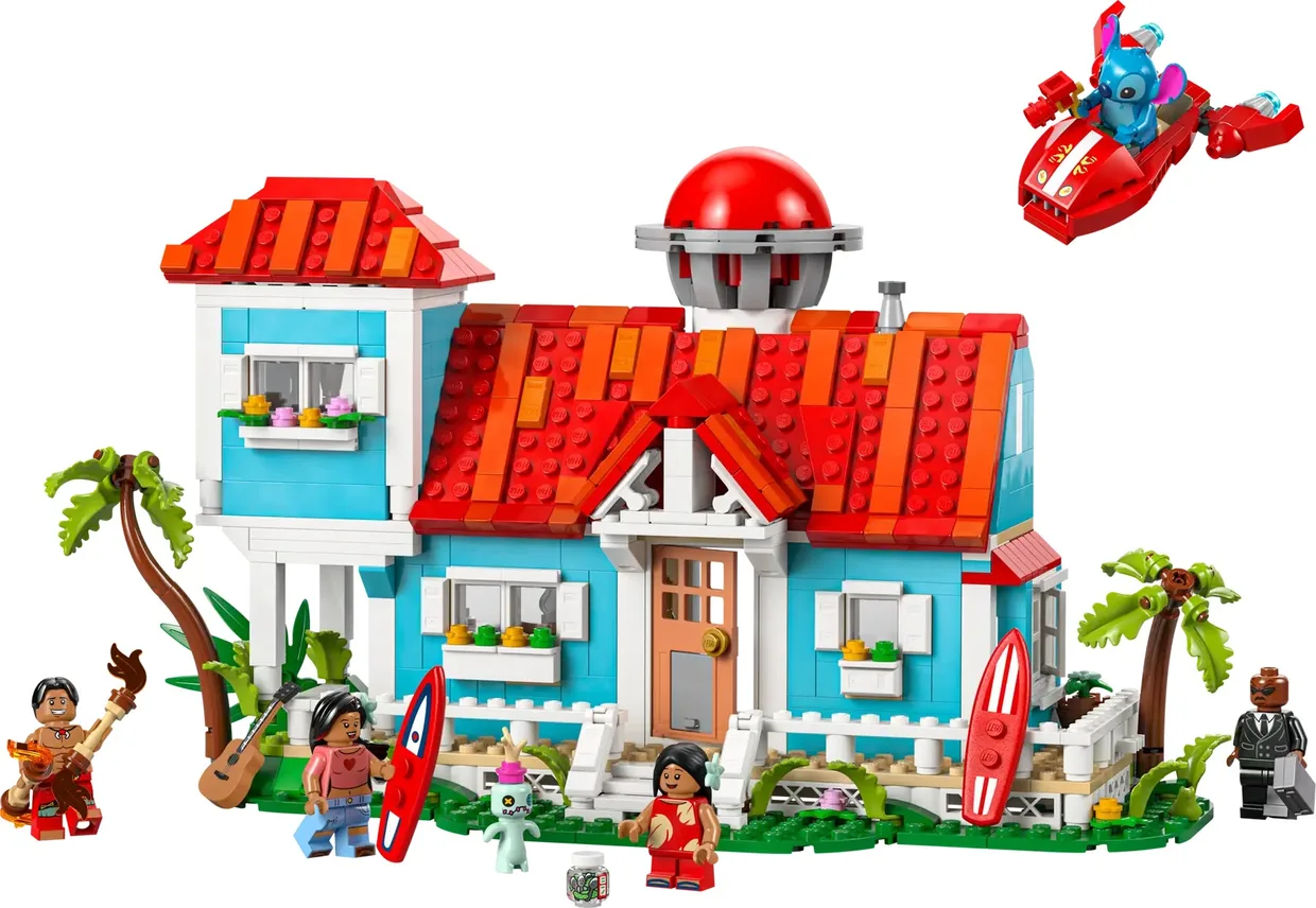 Конструктор LEGO Disney Пляжный дом Лило и Стича (43268)