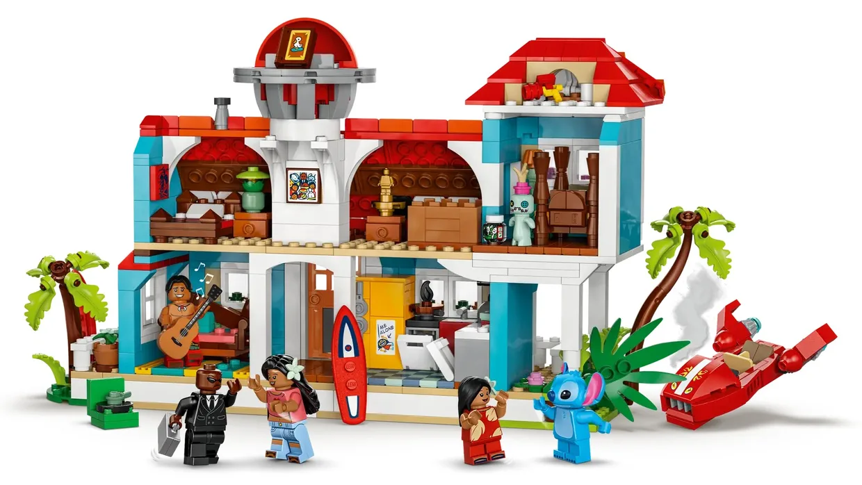 Конструктор LEGO Disney Пляжный дом Лило и Стича (43268) — фото 2