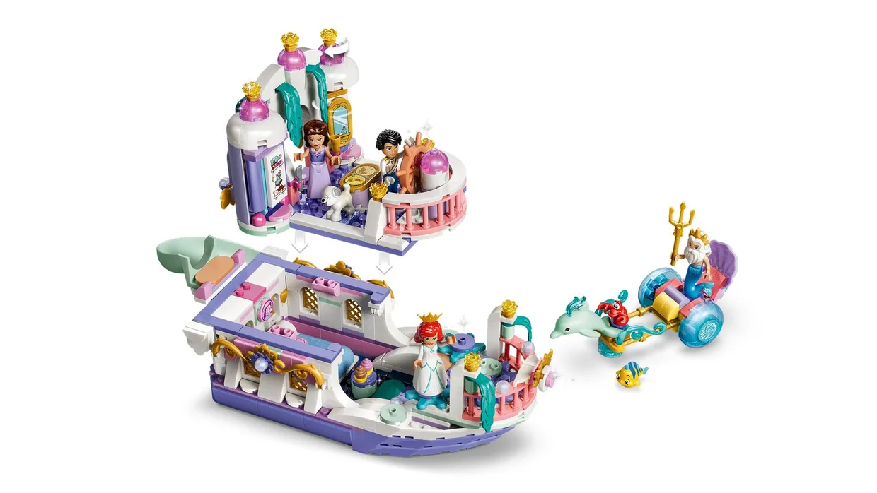Конструктор LEGO Disney Princess Королівський весільний човен Аріель (43299) — фото 4