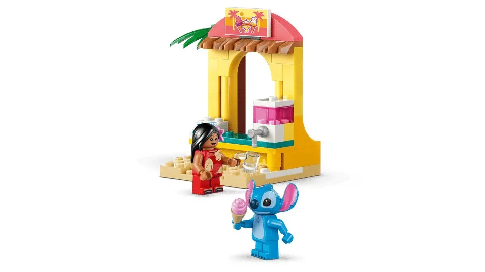 Конструктор LEGO Disney Веселощі на пляжі з Ліло і Стічем (43280) — фото 3