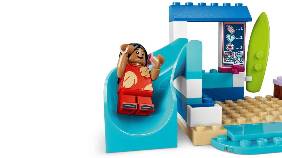 Конструктор LEGO Disney Веселощі на пляжі з Ліло і Стічем (43280) — фото 4