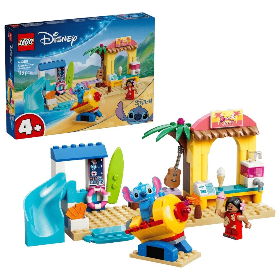 Конструктор LEGO Disney Веселощі на пляжі з Ліло і Стічем (43280) — фото 10