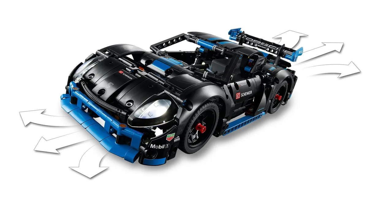 Конструктор LEGO Technic Гоночний автомобіль Porsche GT4 e-Performance (42176) — фото 5