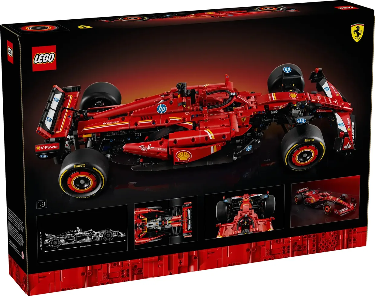 Конструктор LEGO Technic Автомобиль F1 Ferrari SF-24 (42207) — фото 12