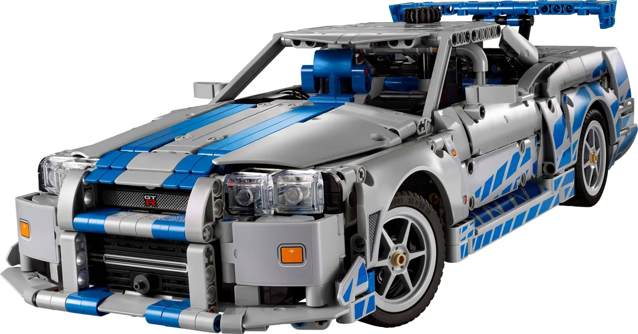 Конструктор LEGO Technic Двойной форсаж: автомобиль Nissan Skyline GT-R (R34) (42210)