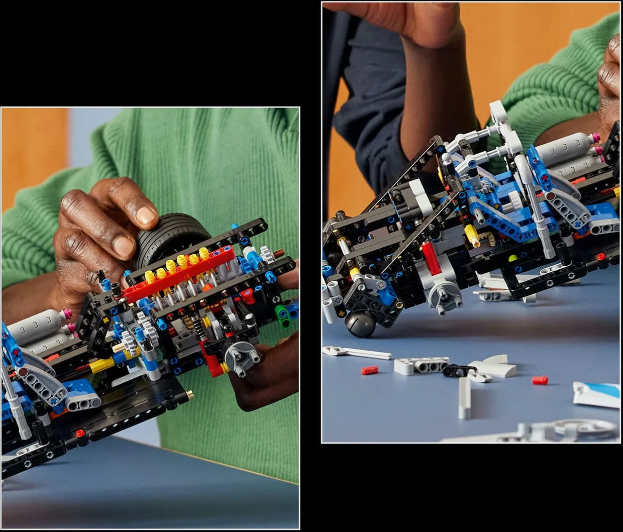 Конструктор LEGO Technic Двойной форсаж: автомобиль Nissan Skyline GT-R (R34) (42210) — фото 7