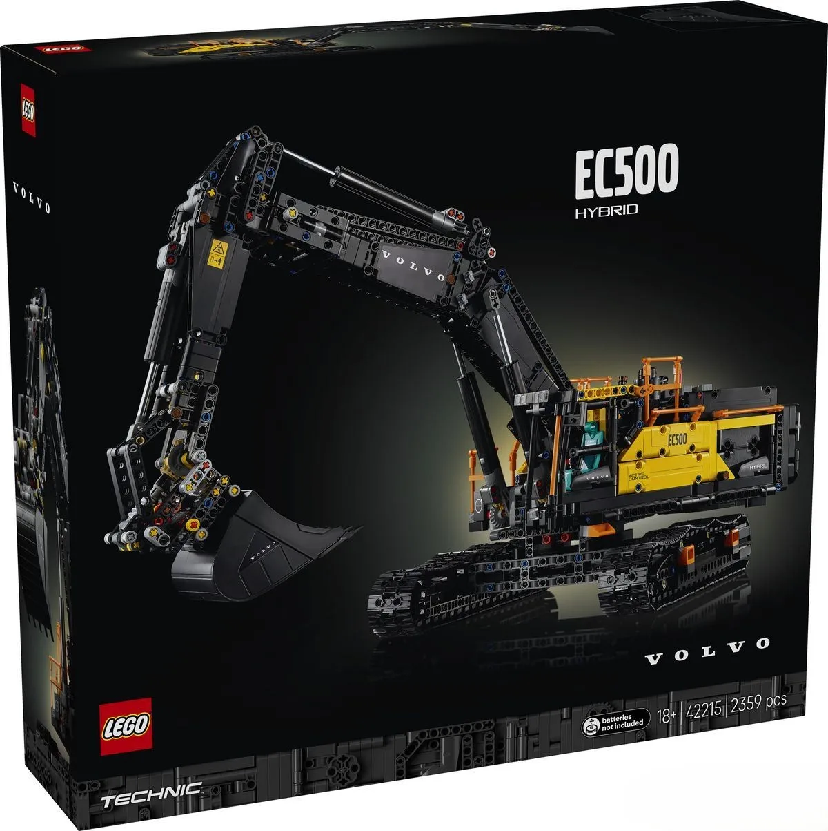 Конструктор LEGO Technic Екскаватор Volvo EC500 Hybrid (42215) — фото 11