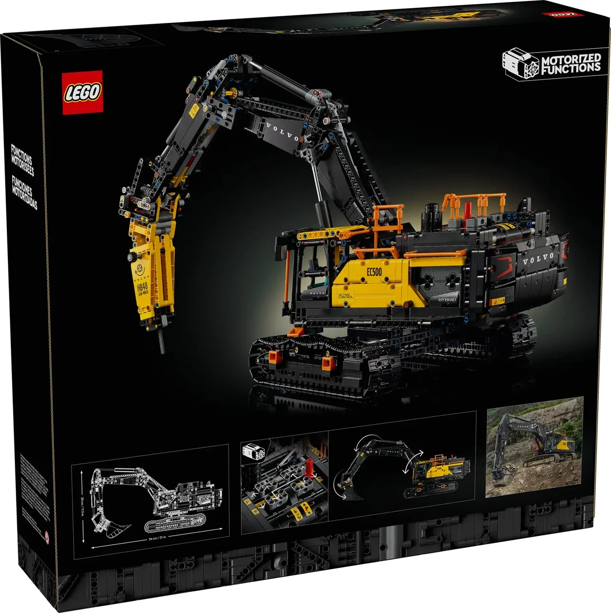 Конструктор LEGO Technic Екскаватор Volvo EC500 Hybrid (42215) — фото 12