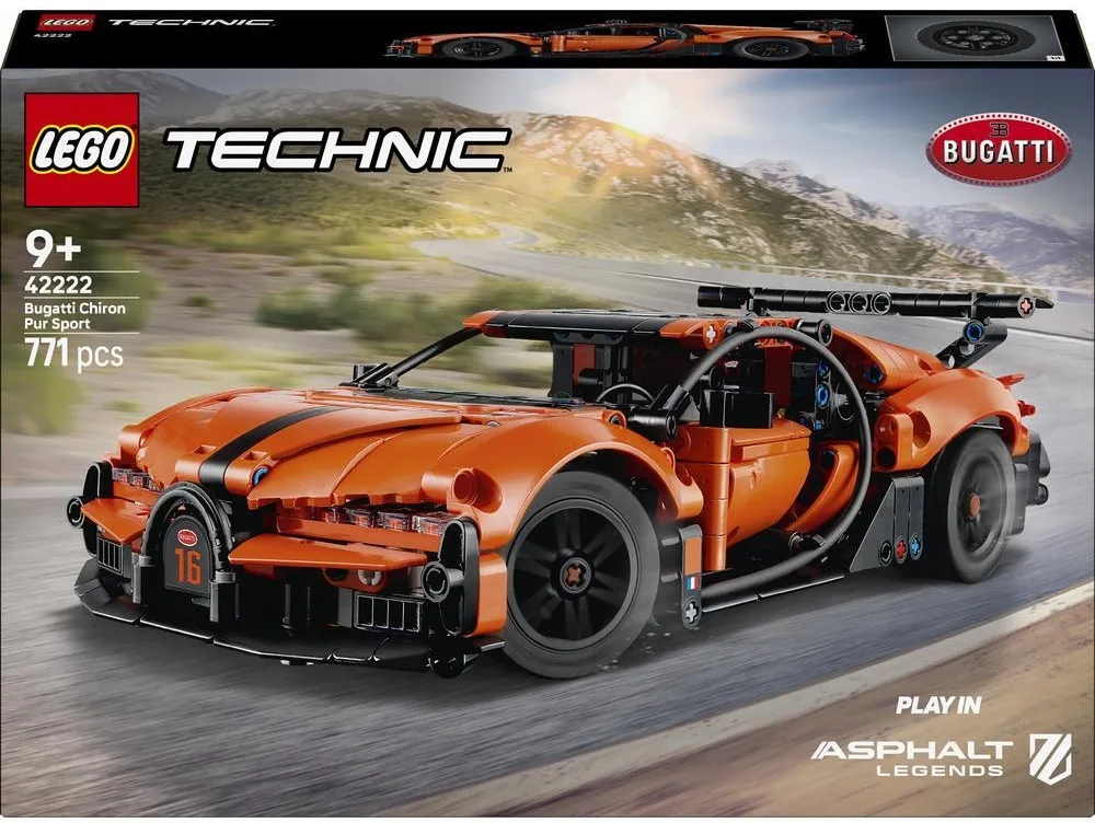 Конструктор LEGO Technic Гіперкар Bugatti Chiron Pur Sport (42222) — фото 9