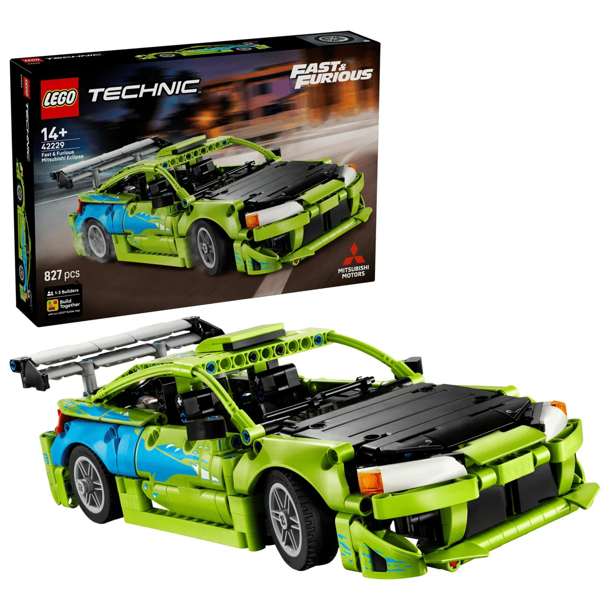 Конструктор LEGO Technic Форсаж: автомобиль Mitsubishi Eclipse (42229) — фото 11