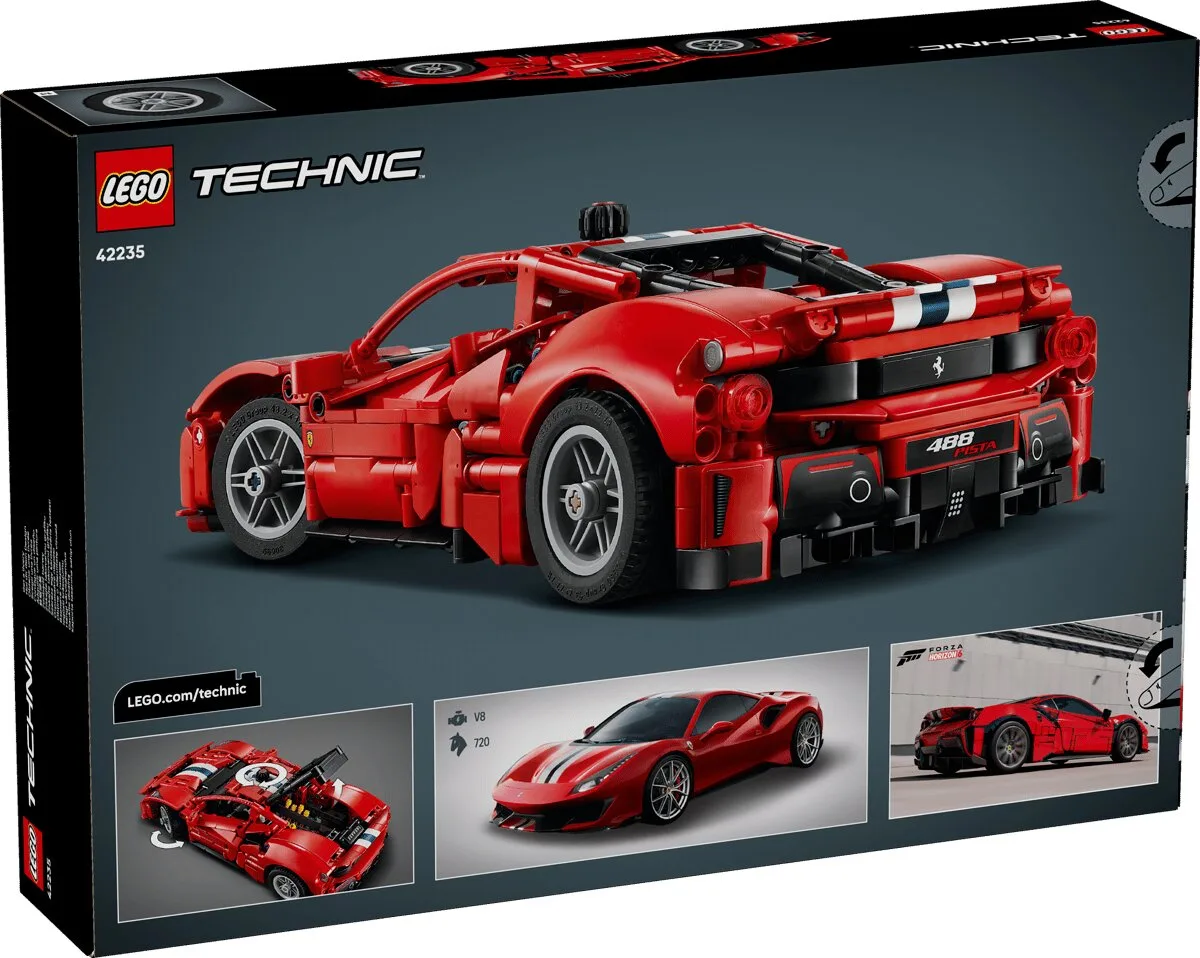 Конструктор LEGO Technic Автомобіль Ferrari 488 Pista (42235) — фото 8