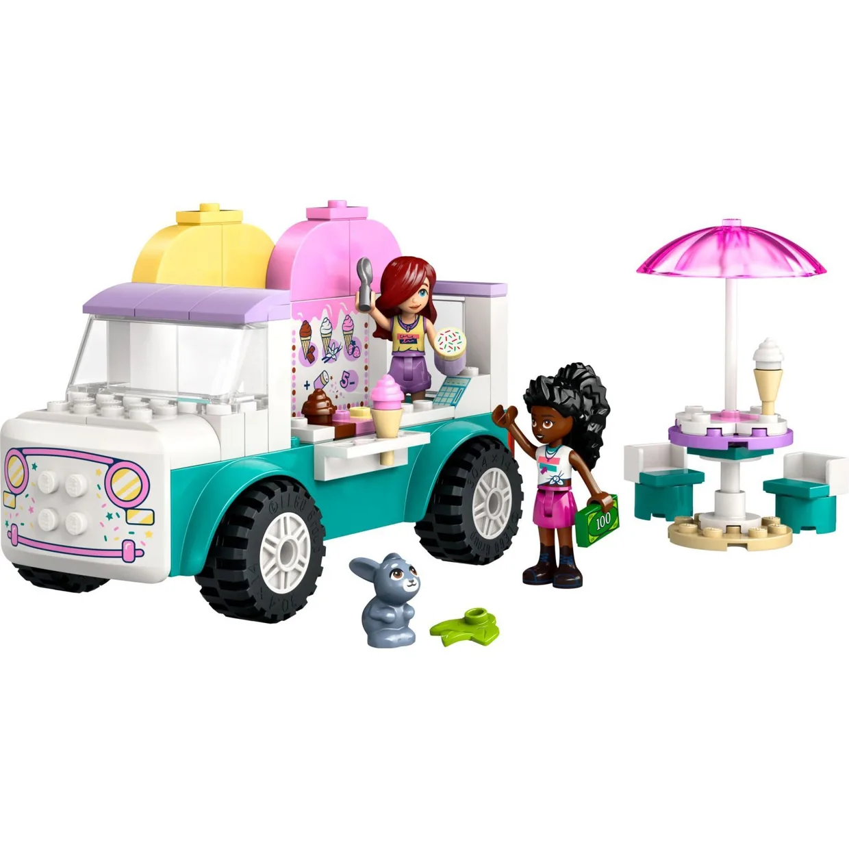 Конструктор LEGO Friends Хартлейк-Сіті: фургон із морозивом (42644)