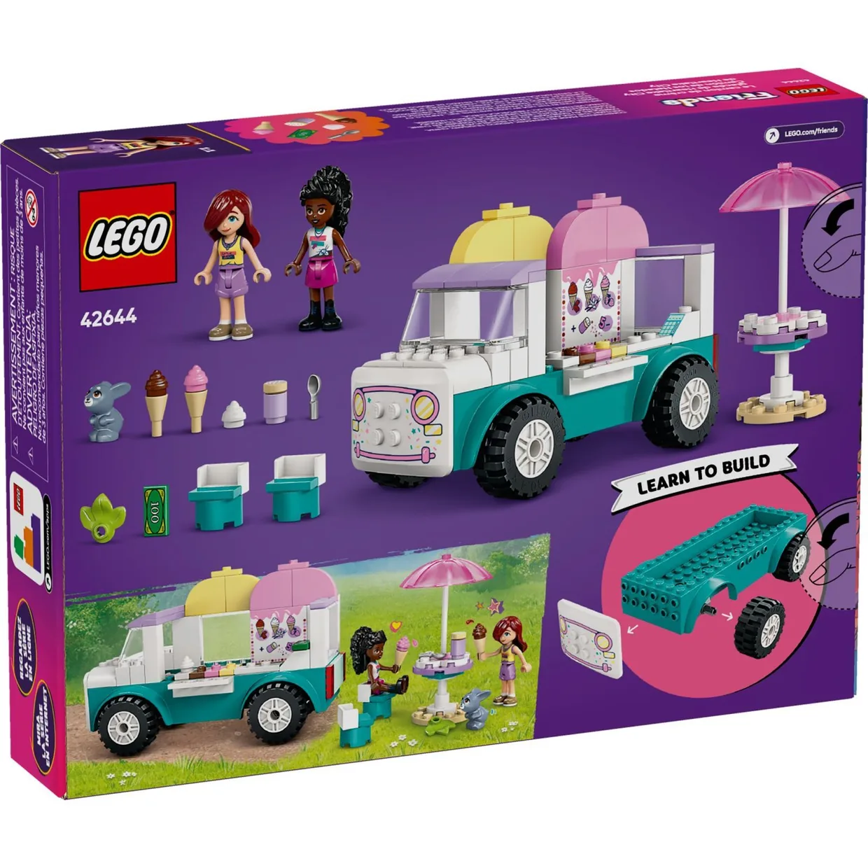 Конструктор LEGO Friends Хартлейк-Сіті: фургон із морозивом (42644) — фото 8