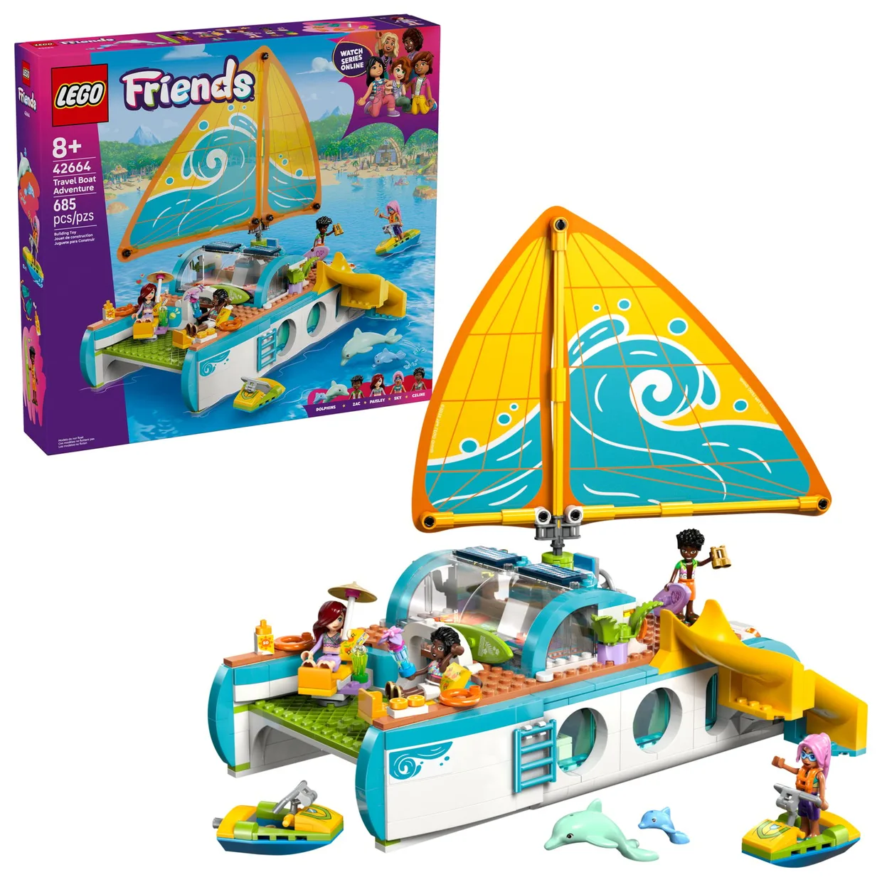 Конструктор LEGO Friends Пригоди на туристичному човні (42664) — фото 10