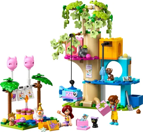 Конструктор LEGO Friends День народження кота і будинок на дереві (42666)