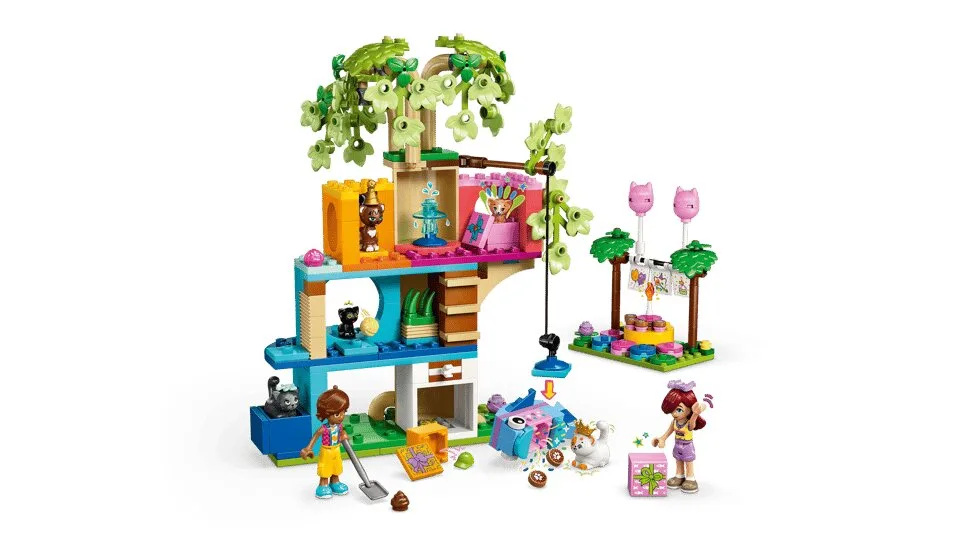 Конструктор LEGO Friends День рождения кота и дом на дереве (42666) — фото 2