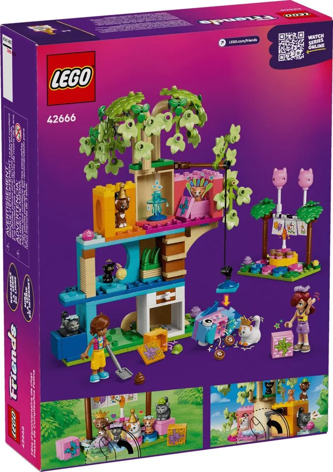Конструктор LEGO Friends День рождения кота и дом на дереве (42666) — фото 9
