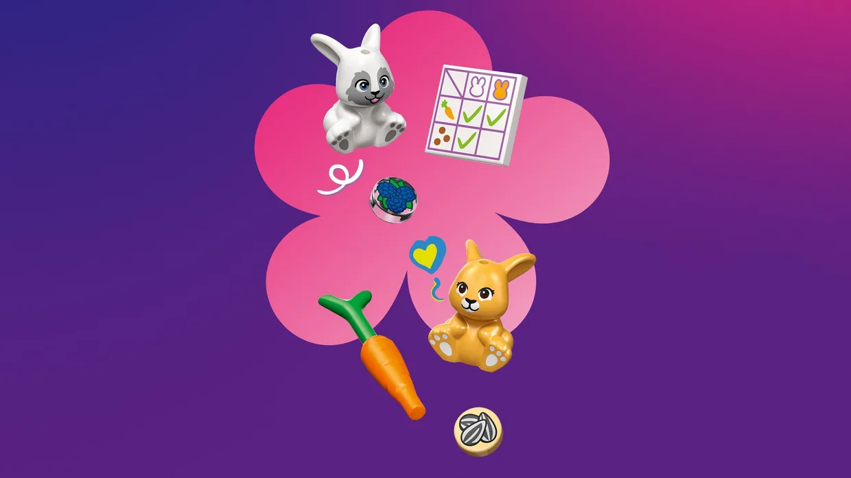 Конструктор LEGO Friends Готель для кроликів у Хартлейк-Сіті (42679) — фото 6