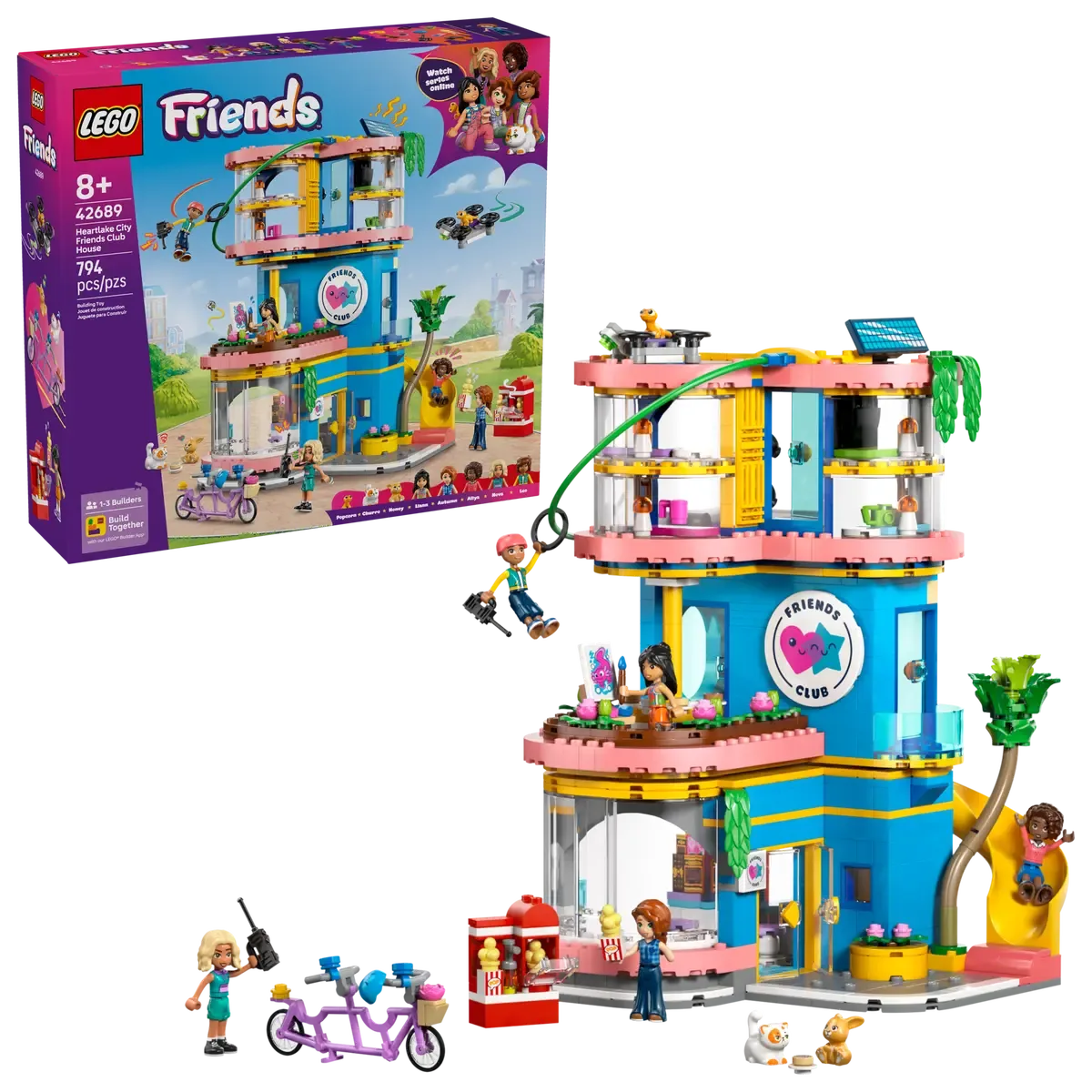 Конструктор LEGO Friends Клубный дом друзей в Хартлейк-Сити (42689) — фото 11