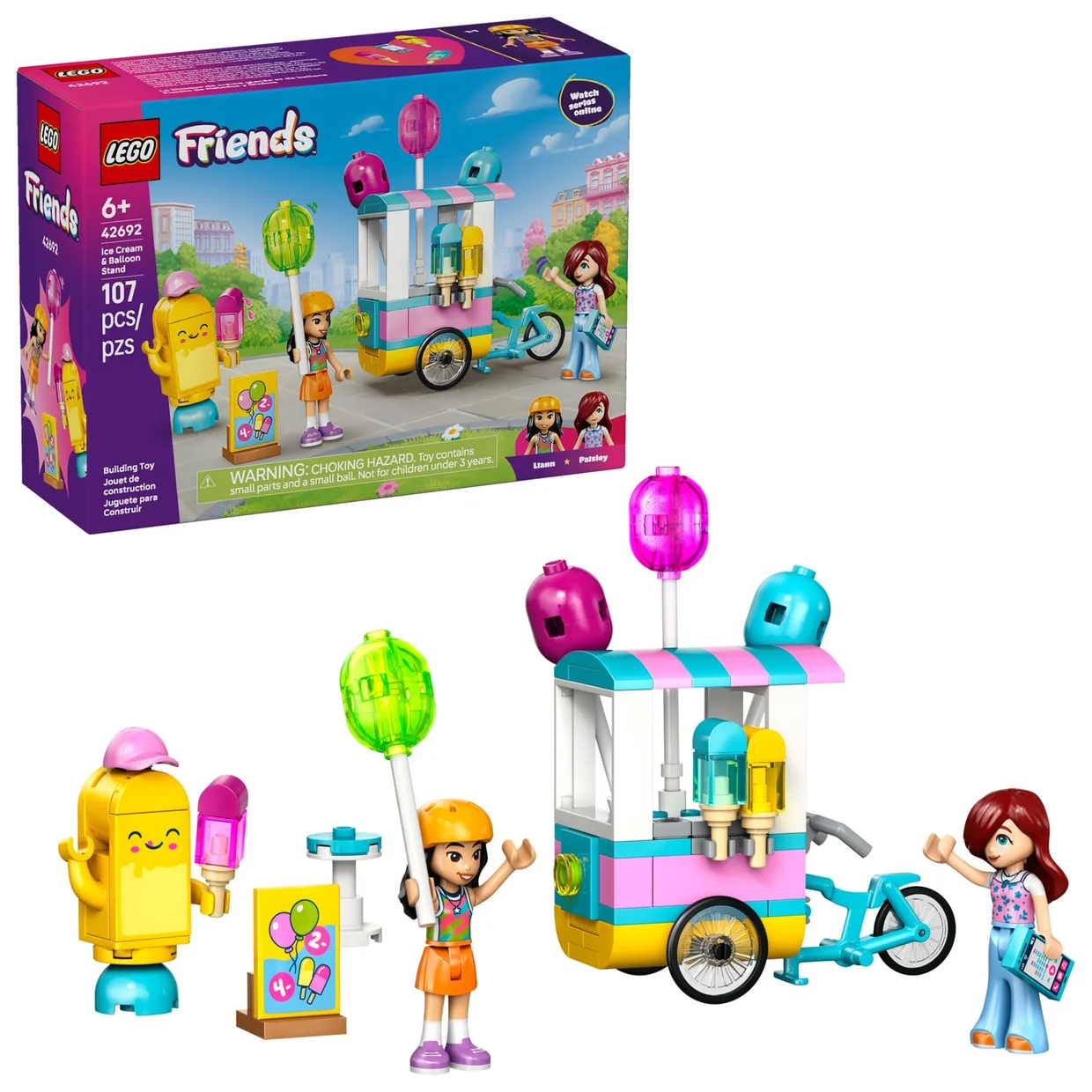 Конструктор LEGO Friends Ятка з морозивом і повітряними кульками (42692) — фото 9