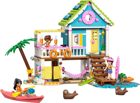 Конструктор LEGO Friends Пляжний будиночок з морськими котиками (42699)