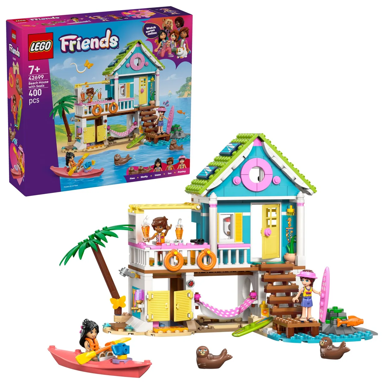 Конструктор LEGO Friends Пляжный домик с морскими котиками (42699) — фото 10