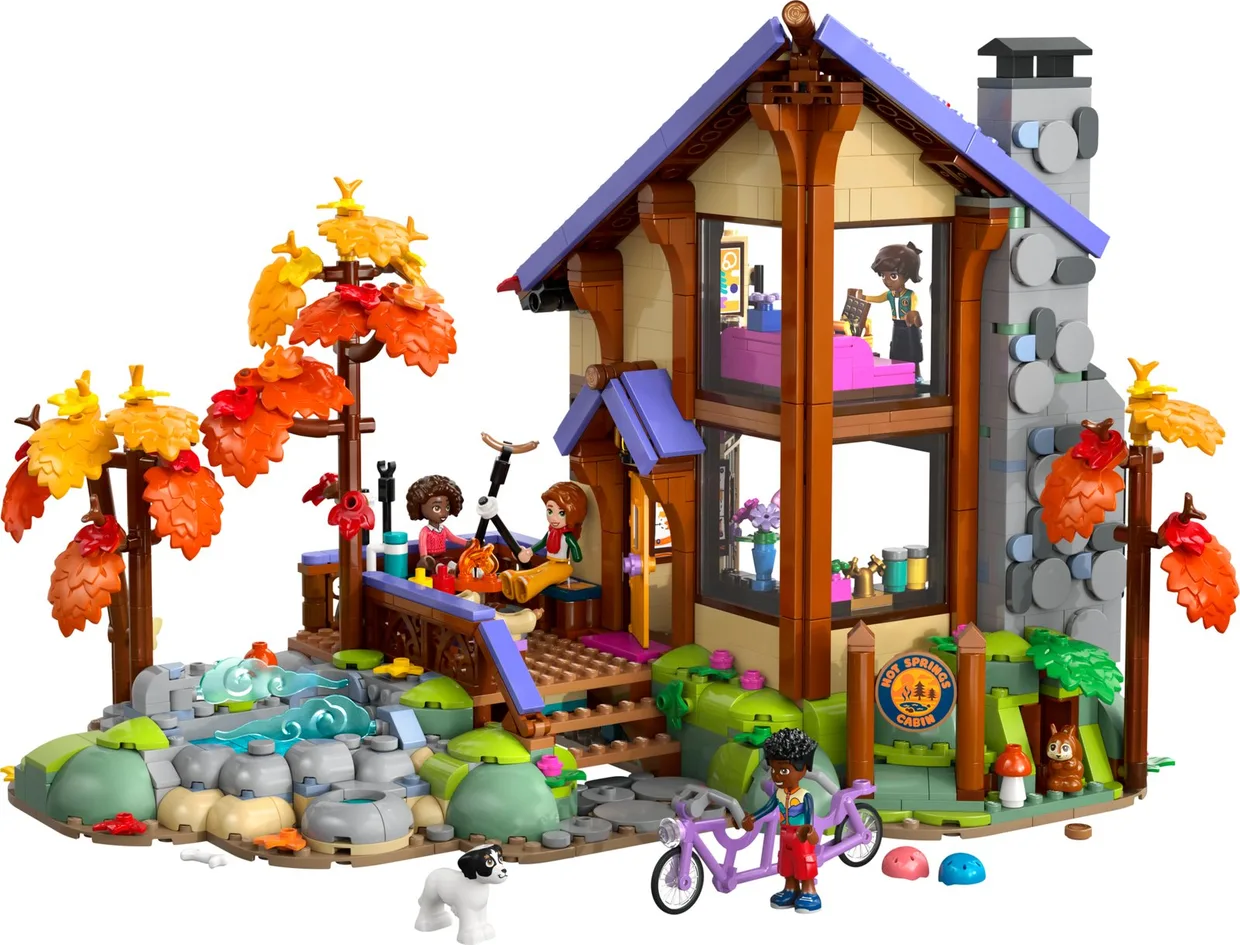 Конструктор LEGO Friends Уютный лесной домик для осеннего отдыха (42705)