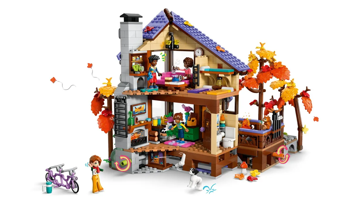 Конструктор LEGO Friends Уютный лесной домик для осеннего отдыха (42705) — фото 5