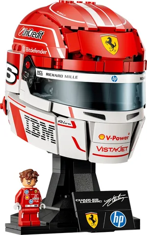 Конструктор LEGO Editions Formula 1 Шолом Шарля Леклера Scuderia Ferrari HP (43014)