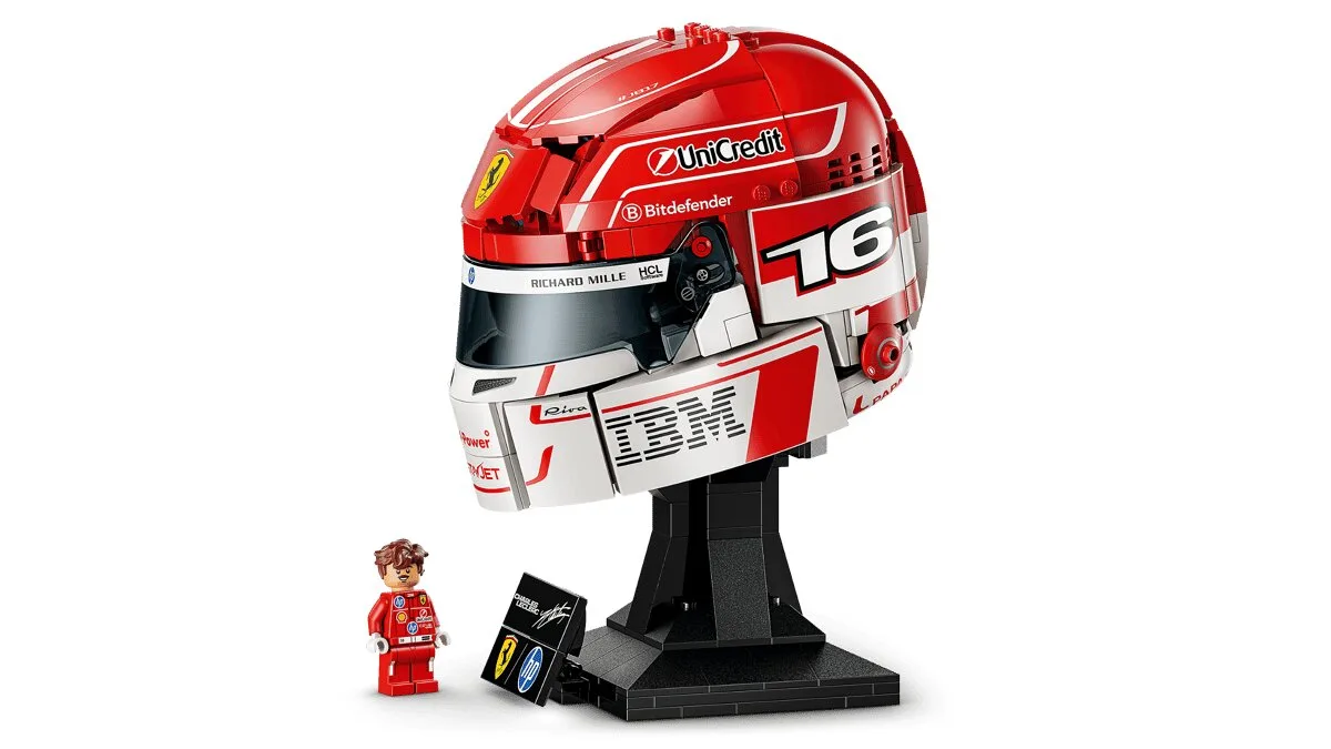 Конструктор LEGO Editions Formula 1 Шолом Шарля Леклера Scuderia Ferrari HP (43014) — фото 3