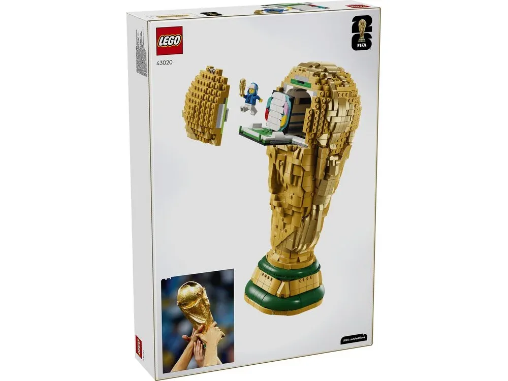 Конструктор LEGO Editions Football Официальный трофей чемпионата мира по футболу FIFA (43020) — фото 7