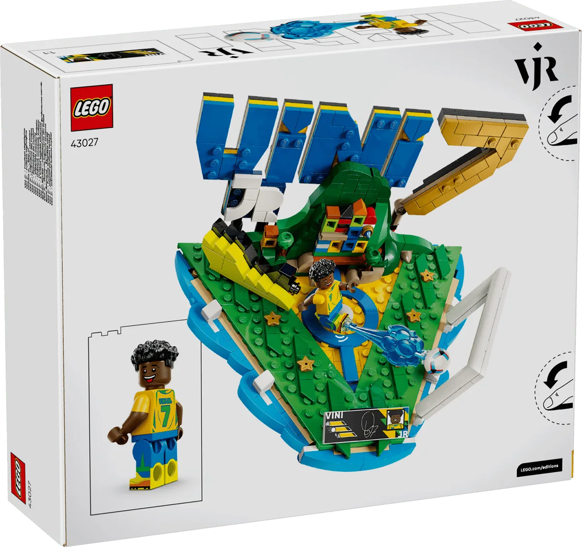 Конструктор LEGO Editions Винисиус Жуниор — лучшие футбольные моменты (43027) — фото 11