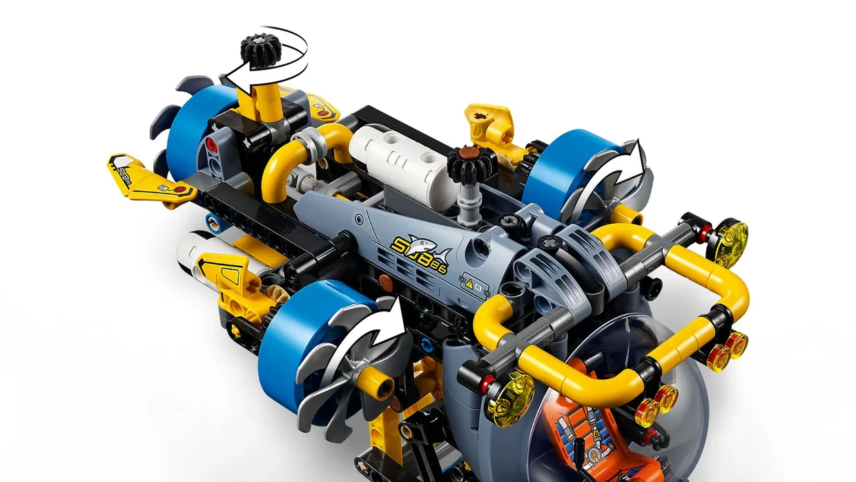 Конструктор LEGO Technic Глибоководний дослідницький підводний човен (42201) — фото 4