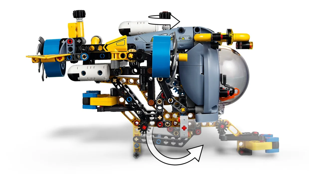 Конструктор LEGO Technic Глибоководний дослідницький підводний човен (42201) — фото 5