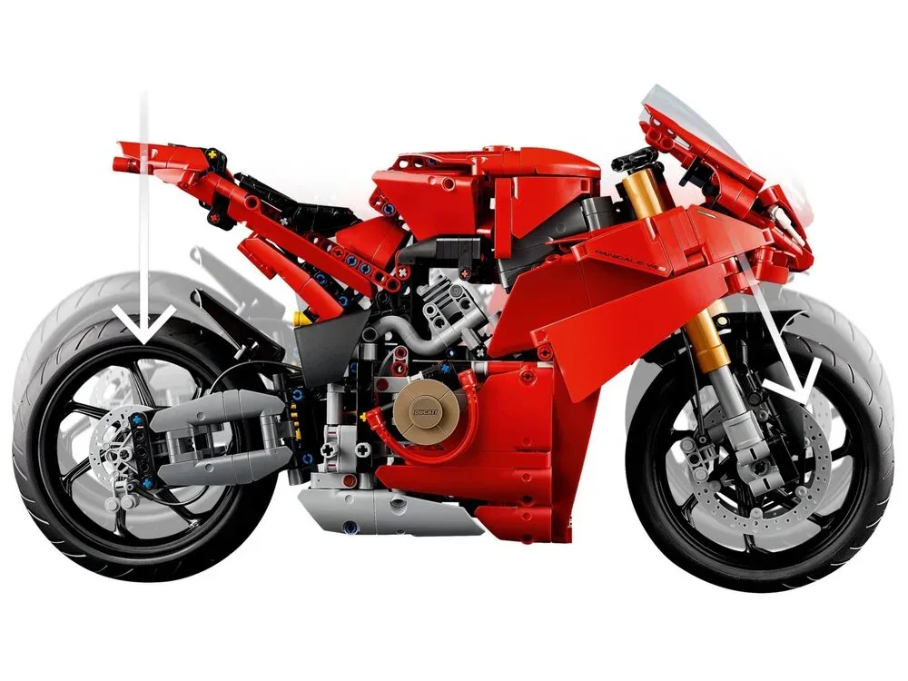 Конструктор LEGO Technic Мотоцикл Ducati Panigale V4 S (42202) — фото 4