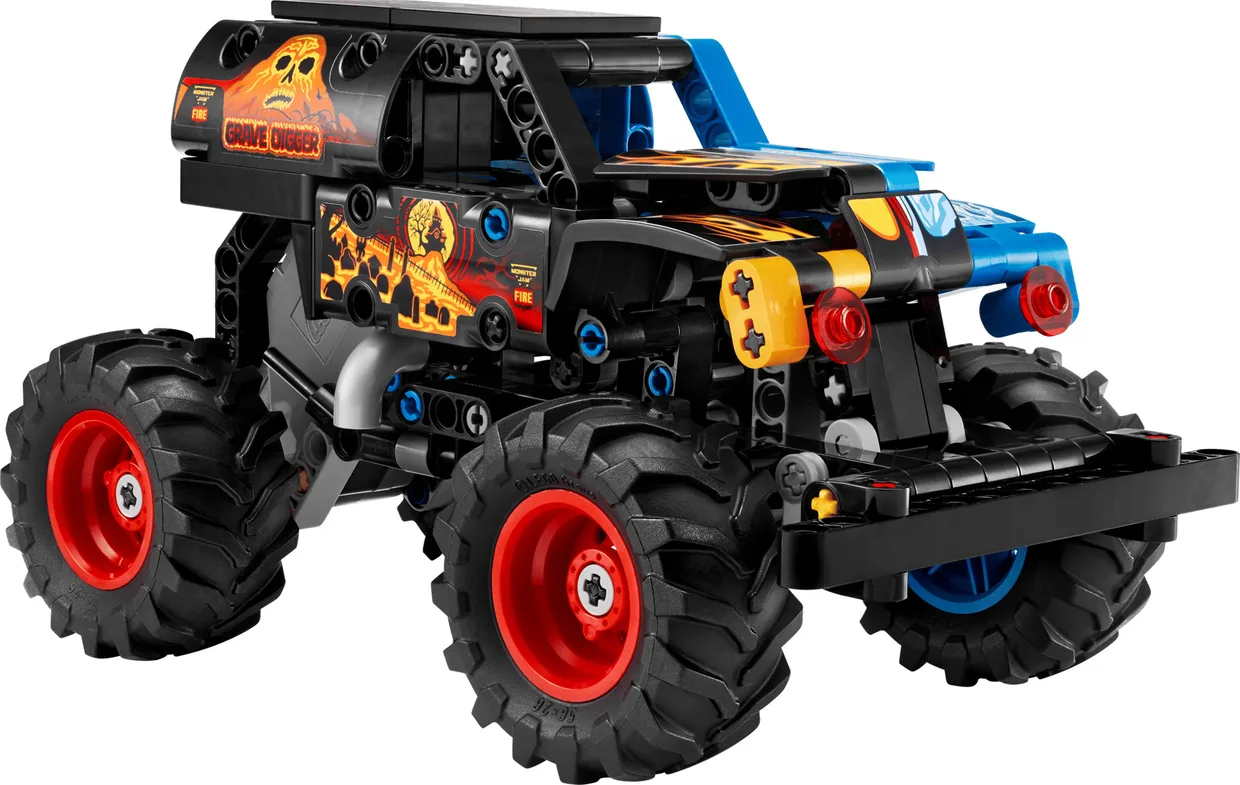 Конструктор LEGO Technic Monster Jam Grave Digger «Огонь и лёд» (42219) — фото 2