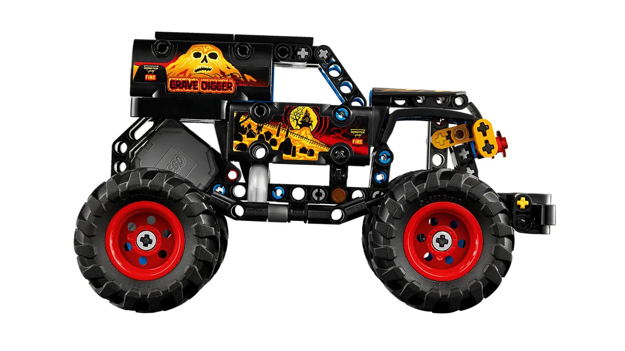 Конструктор LEGO Technic Monster Jam Grave Digger «Огонь и лёд» (42219) — фото 4