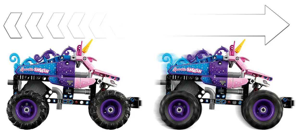 Конструктор LEGO Technic Monster Jam Sparkle Smash з інерційним двигуном (42220) — фото 3