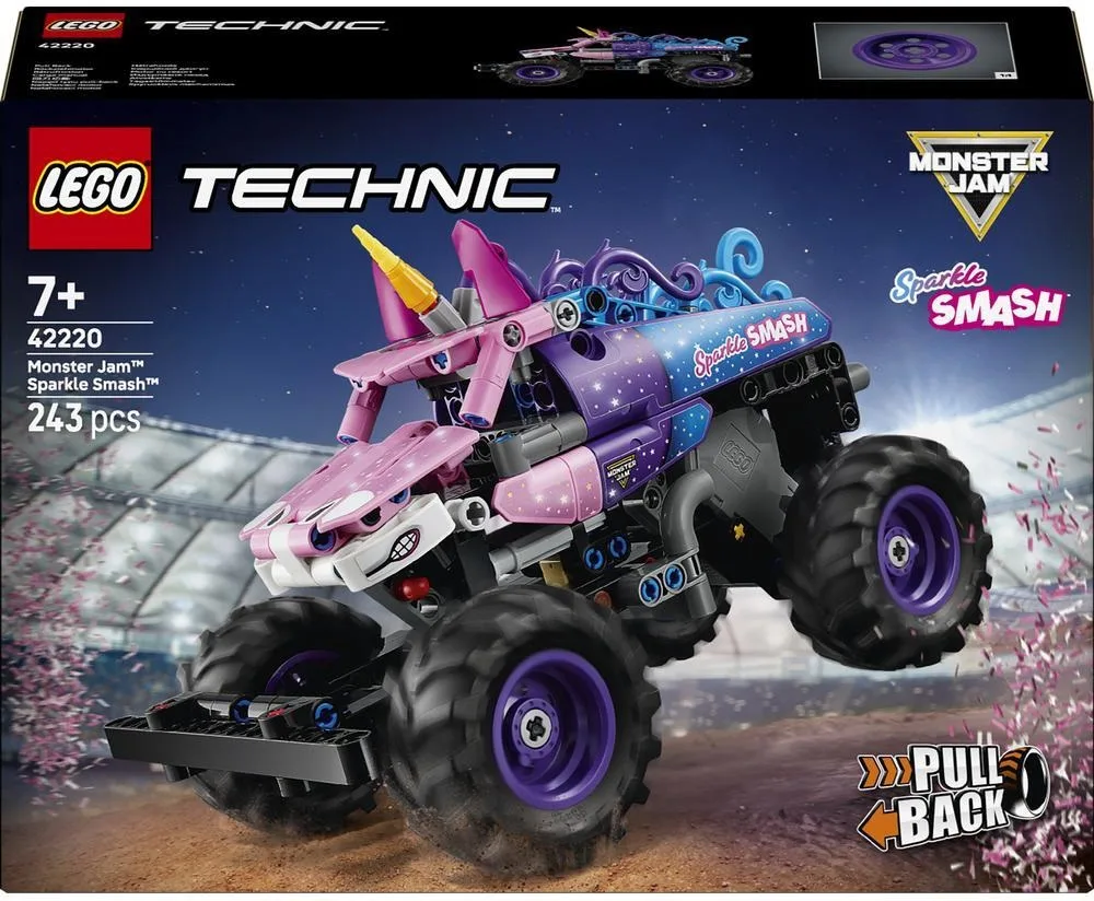 Конструктор LEGO Technic Monster Jam Sparkle Smash з інерційним двигуном (42220) — фото 12
