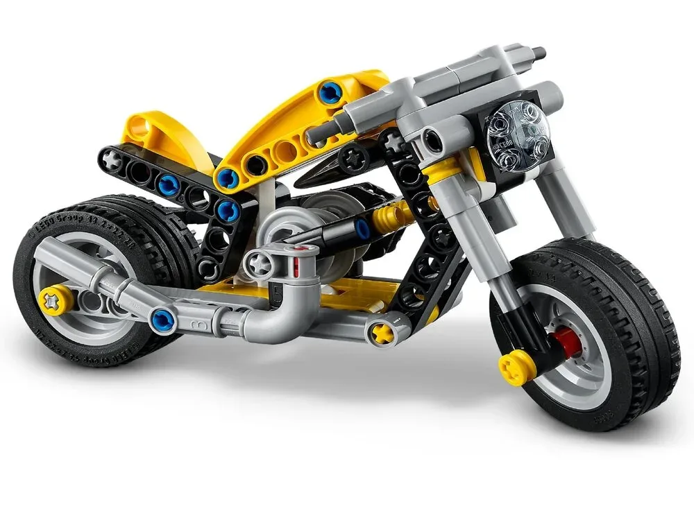 Конструктор LEGO Technic Жёлтый мотоцикл (42225)
