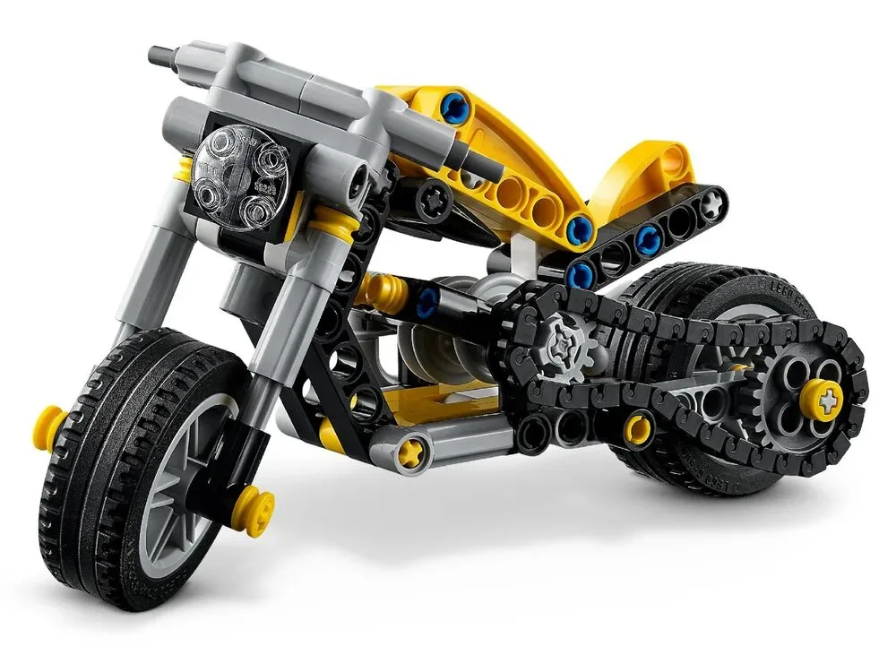 Конструктор LEGO Technic Жёлтый мотоцикл (42225) — фото 3