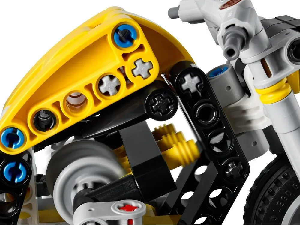 Конструктор LEGO Technic Жёлтый мотоцикл (42225) — фото 6