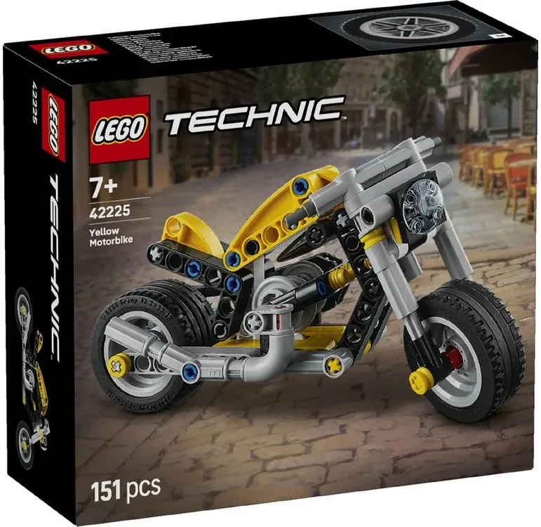 Конструктор LEGO Technic Жёлтый мотоцикл (42225) — фото 8