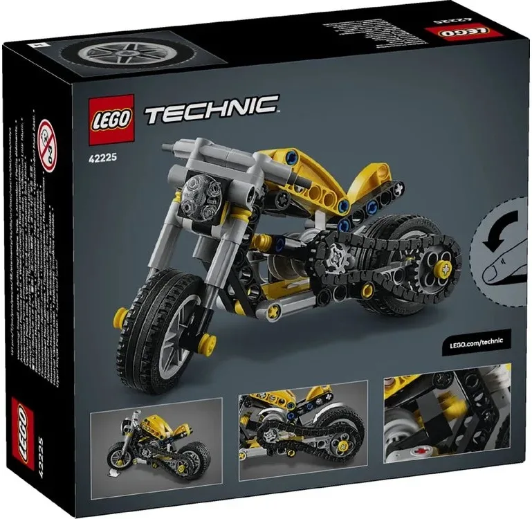 Конструктор LEGO Technic Жёлтый мотоцикл (42225) — фото 9