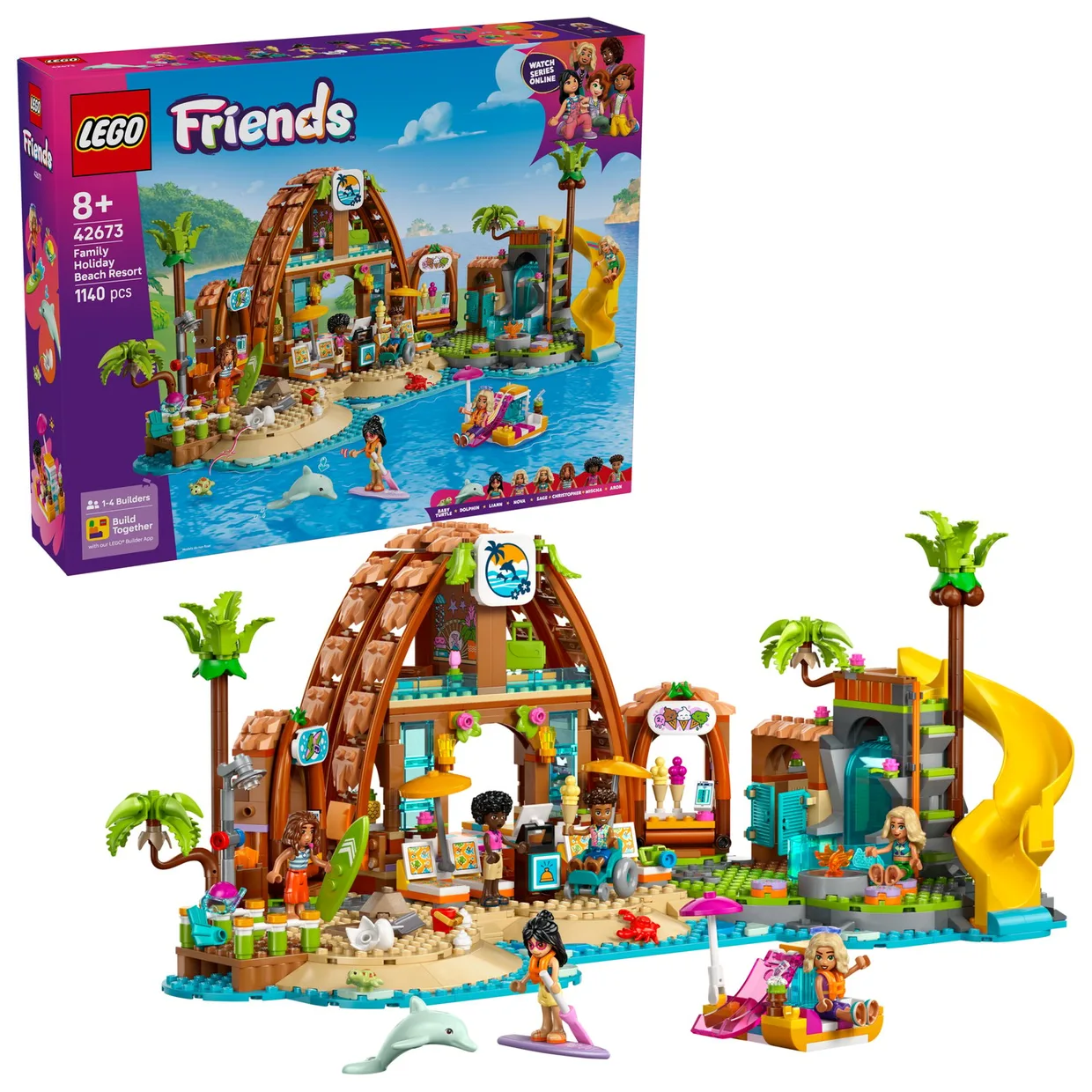 Конструктор LEGO Friends Пляжный курорт для семейного отдыха (42673) — фото 10