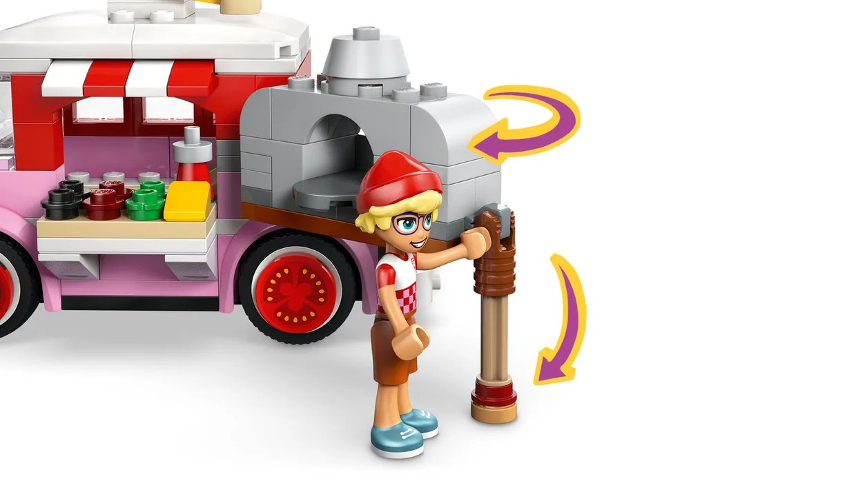 Конструктор LEGO Friends Грузовик с пиццей (42694) — фото 7