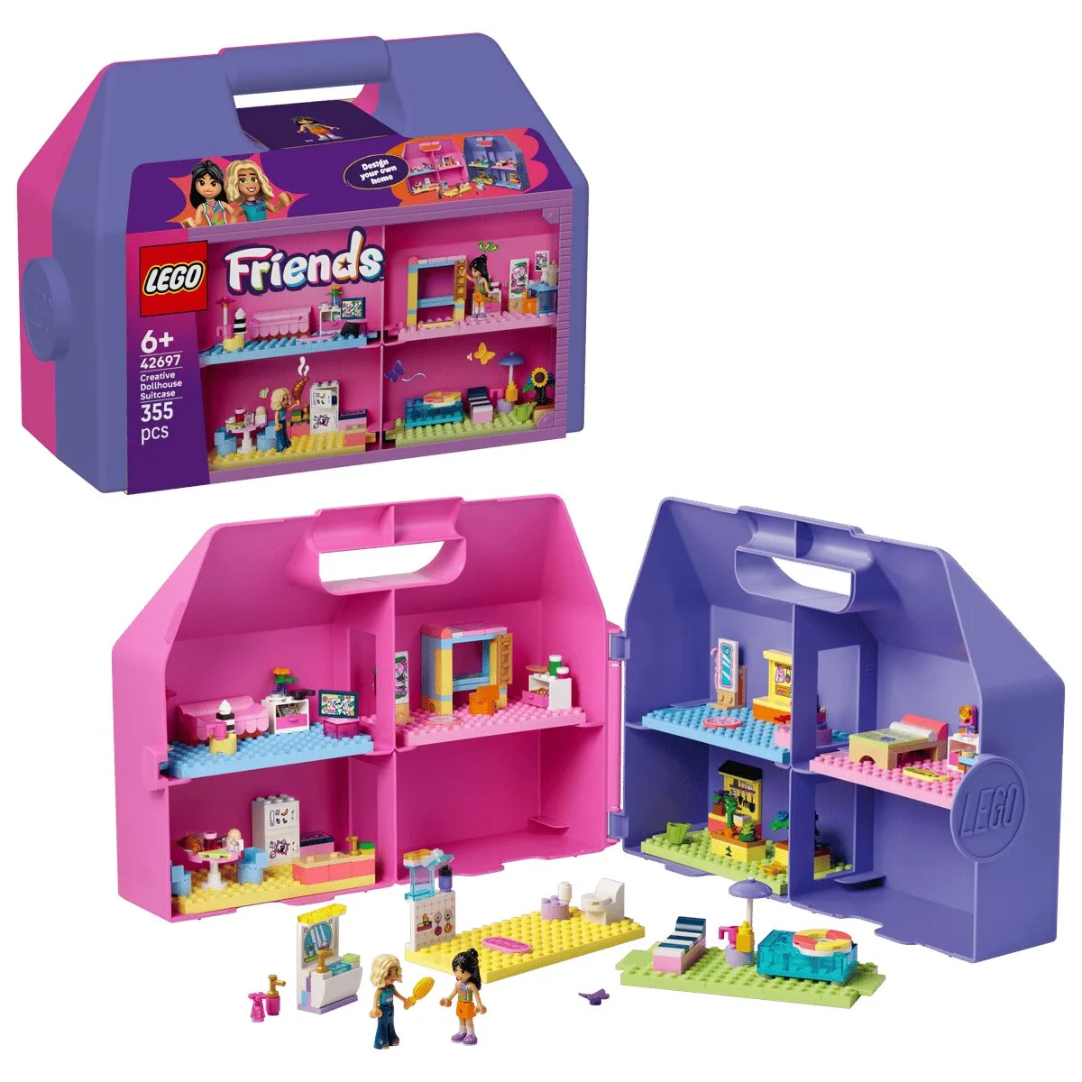 Конструктор LEGO Friends Ляльковий будиночок-валіза для творчої гри (42697) — фото 12